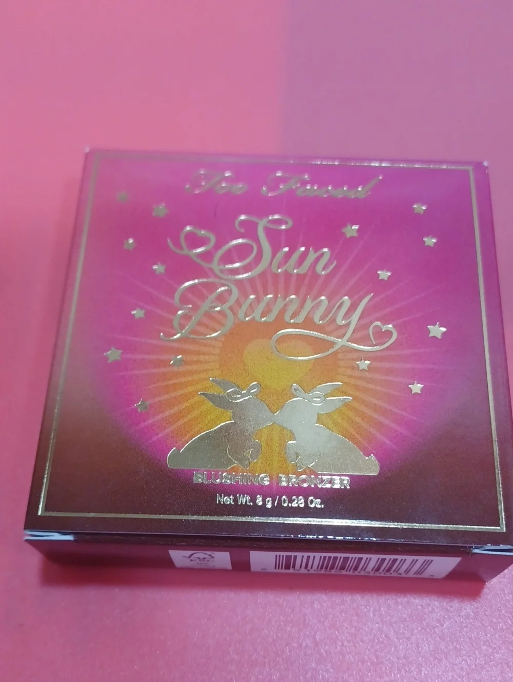 Too Faced Sun Bunny Blushing Bronzer - Pink/Gold